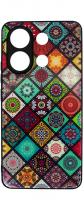 Vivid Ethnic Style Case Redmi Note 13 4G Red