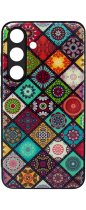 Vivid Ethnic Style Case Samsung Galaxy S24+ Red