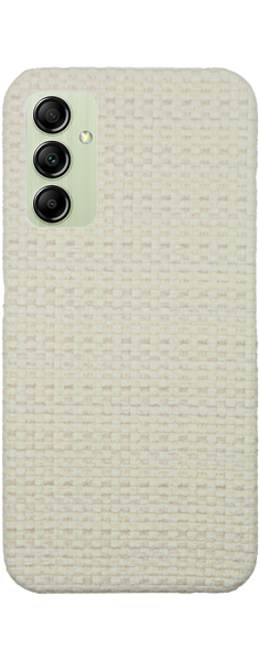 Vivid Woven Pattern Case Samsung Galaxy A14 4G/5G Beige
