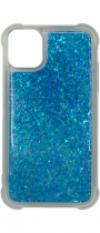 Vivid Liquid Glitter Case Apple iPhone 11 Pro Max Blue