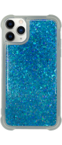 Vivid Liquid Glitter Case Apple iPhone 11 Pro Max Blue