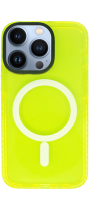Vivid Magsafe Silicone Case Apple iPhone 13 Pro Yellow