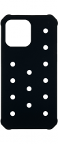 Vivid Silicone Pins Case Apple iPhone 15 Pro Black