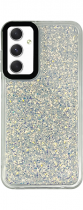 Vivid Glitter Shine Case Samsung Galaxy A54 5G Silver