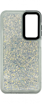 Vivid Glitter Shine Case Samsung Galaxy A54 5G Silver