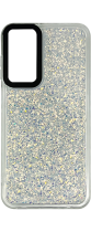 Vivid Glitter Shine Case Samsung Galaxy A54 5G Silver