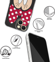 Disney Case Apple iPhone 15 Minnie Full Print Surprise Black