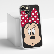 Disney Case Apple iPhone 15 Minnie Full Print Surprise Black