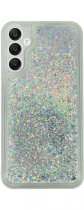 Vivid Liquid Glitter Case Samsung Galaxy A25 5G Silver