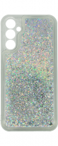 Vivid Liquid Glitter Case Samsung Galaxy A25 5G Silver