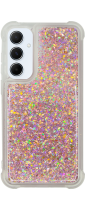 Vivid Liquid Glitter Case Samsung Galaxy A55 5G Rose Gold
