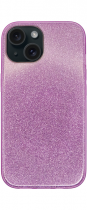 Vivid Glitter Shine Plastic Hard Case Apple iPhone 15 Purple