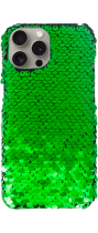 Vivid Sequin Case Apple iPhone 15 Pro Green