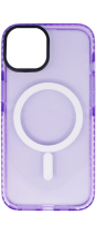 Vivid Magsafe Silicone Case Apple iPhone 14 Purple