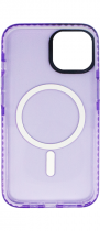 Vivid Magsafe Silicone Case Apple iPhone 14 Purple