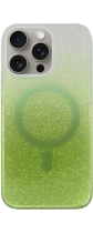 Vivid Magsafe Glitter Shine Case Apple iPhone 15 Pro Max Green