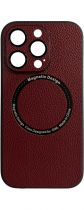 Vivid Magsafe Leather Case Apple iPhone 15 Pro Max Purple