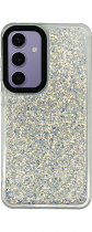 Vivid Glitter Shine Case Samsung Galaxy S24+ Silver