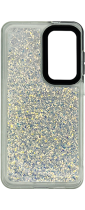Vivid Glitter Shine Case Samsung Galaxy S24+ Silver