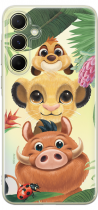 Disney Case Samsung Galaxy A55 5G Lion King Partial Print Friends Transparent