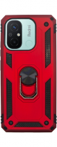 Vivid Ring Rugged Armor Case Xiaomi Redmi 12C Red