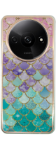Vivid Mermaid Scale Silicone Case Redmi A3 Colorful