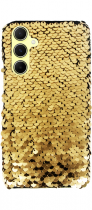 Vivid Sequin Case Samsung Galaxy A55 5G Gold