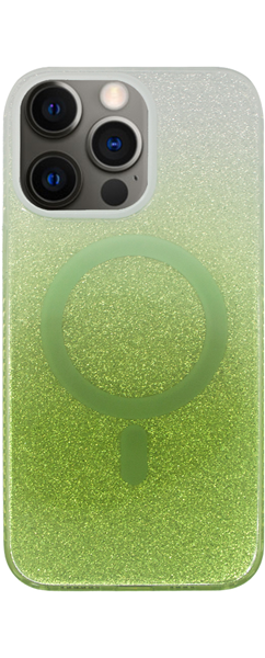 Vivid Magsafe Glitter Shine Case Apple iPhone 12/12 Pro Green