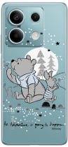 Disney Case Redmi Note 13 5G Winnie the Pooh Partial Print Transparent