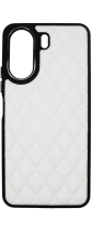 Vivid Diamond Shape PU Leather Case Redmi 13C White