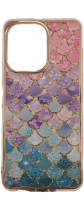 Vivid Mermaid Scale Silicone Case Redmi 13C Colorful