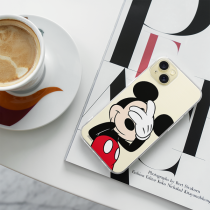 Disney Case Apple iPhone 15 Plus Mickey Partial Print Hiding Transparent