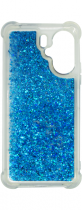 Vivid Liquid Glitter Case Redmi 13C Blue