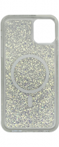Vivid Magsafe Glitter Shine Case Apple iPhone 11 Pro Max Silver