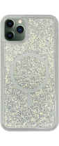 Vivid Magsafe Glitter Shine Case Apple iPhone 11 Pro Max Silver