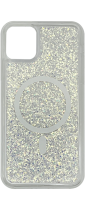 Vivid Magsafe Glitter Shine Case Apple iPhone 11 Pro Max Silver
