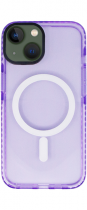 Vivid Magsafe Silicone Case Apple iPhone 13 Purple