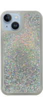 Vivid Liquid Glitter Case Apple iPhone 14 Silver