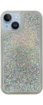 Vivid Liquid Glitter Case Apple iPhone 14 Silver
