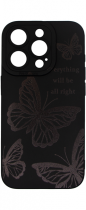 Vivid Silicone Case Apple iPhone 15 Pro Max Butterfly