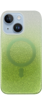 Vivid Magsafe Glitter Shine Case Apple iPhone 15 Plus Green