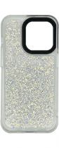 Vivid Glitter Shine Case Apple iPhone 14 Pro Max Silver