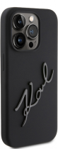 Karl Lagerfeld “Karl Script Logo” Hard Silicone Case Apple iPhone 15 Pro Max Black