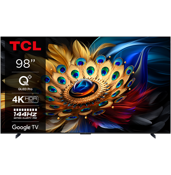 TCL 98C655 4K QLED TV with Google TV and Game Master 3.0 (2024)