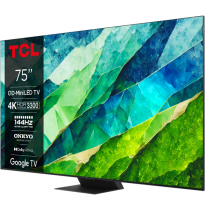 TCL 75C855 4K QD-Mini LED 144HZ TV with Google TV and Game Master Pro 3.0 (2024)