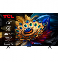 TCL 75C655 4K QLED TV with Google TV and Game Master 3.0 (2024)