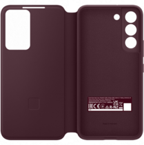 Samsung Smart Clear View Cover Galaxy S22 Burgundy