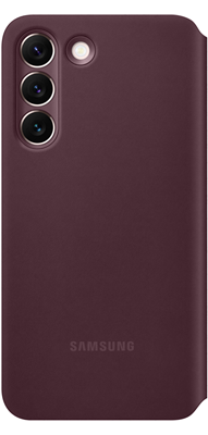 Samsung Smart Clear View Cover Galaxy S22 Burgundy