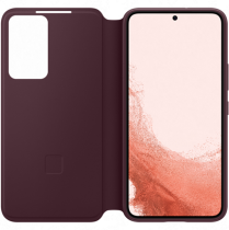 Samsung Smart Clear View Cover Galaxy S22 Burgundy