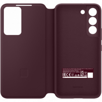 Samsung Smart Clear View Cover Galaxy S22 Burgundy